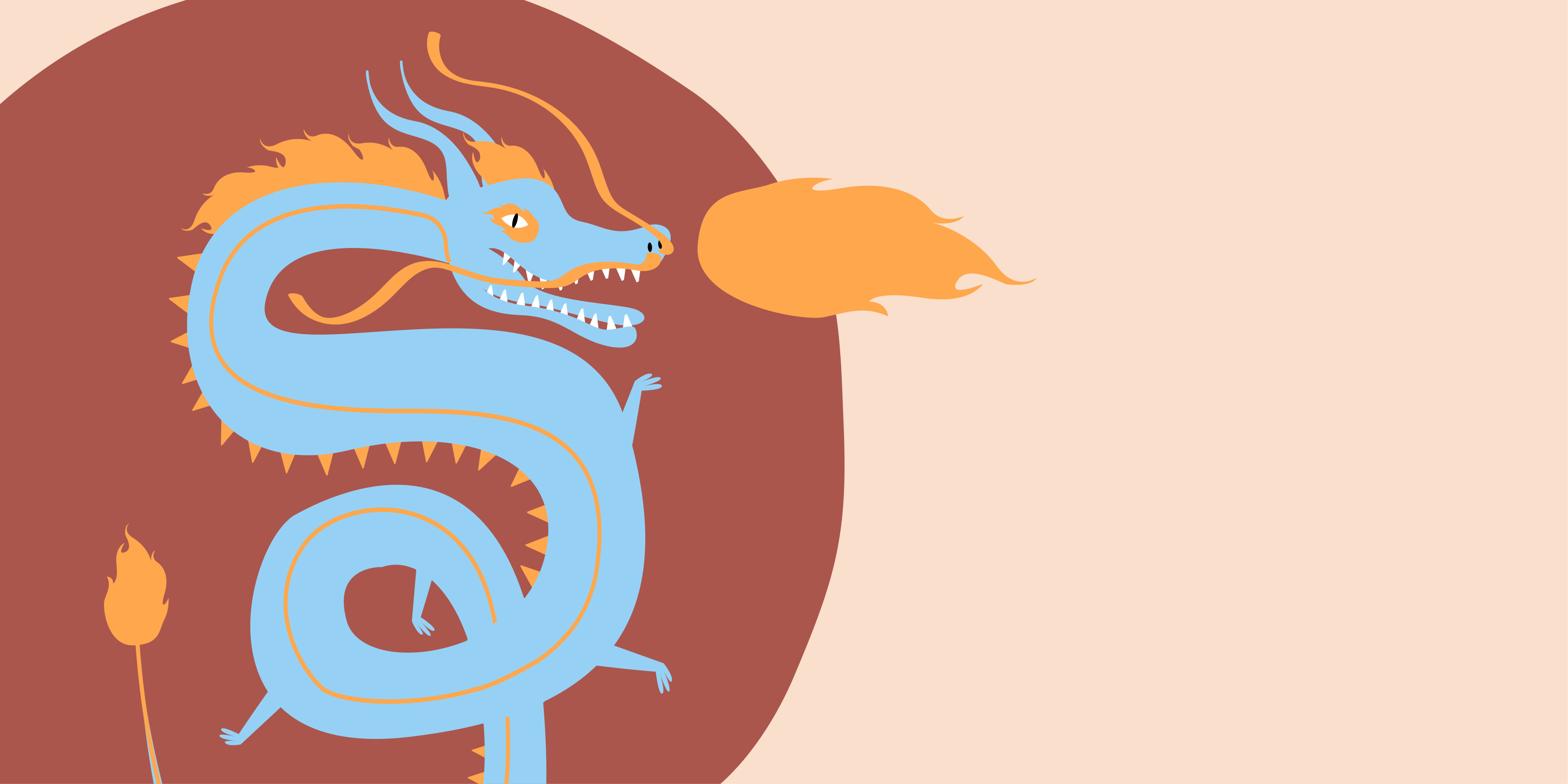 民族乙烯基地毯展现龙的精神 - TenStickers