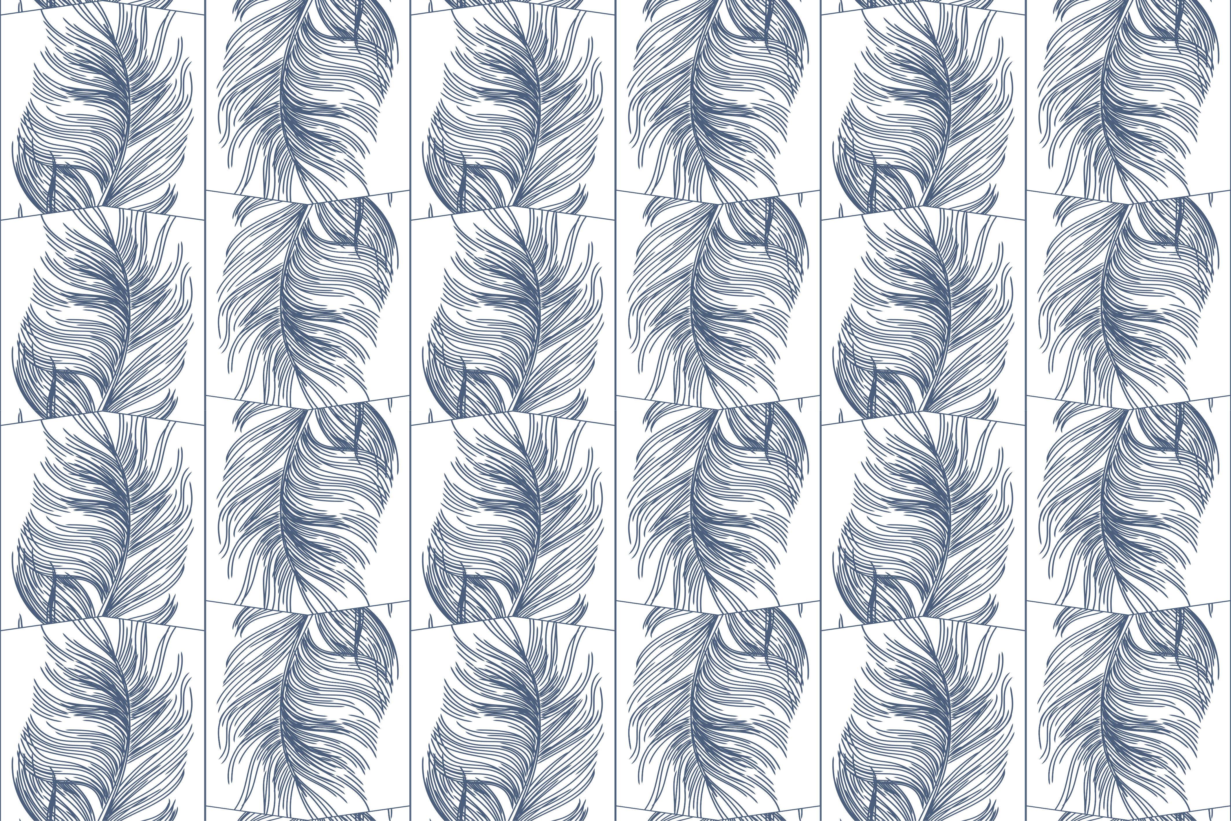 乙烯基地毯特性优雅叶子 - TenStickers