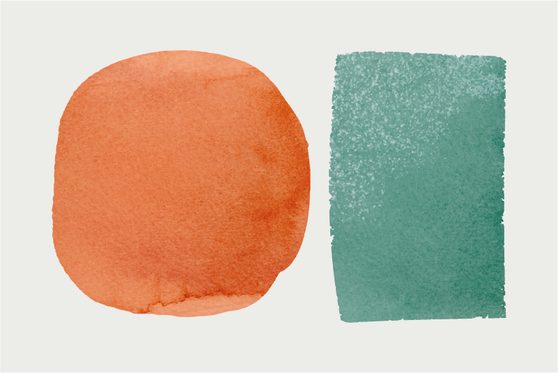 乙烯基地毯客厅抽象段落设计 - TenStickers