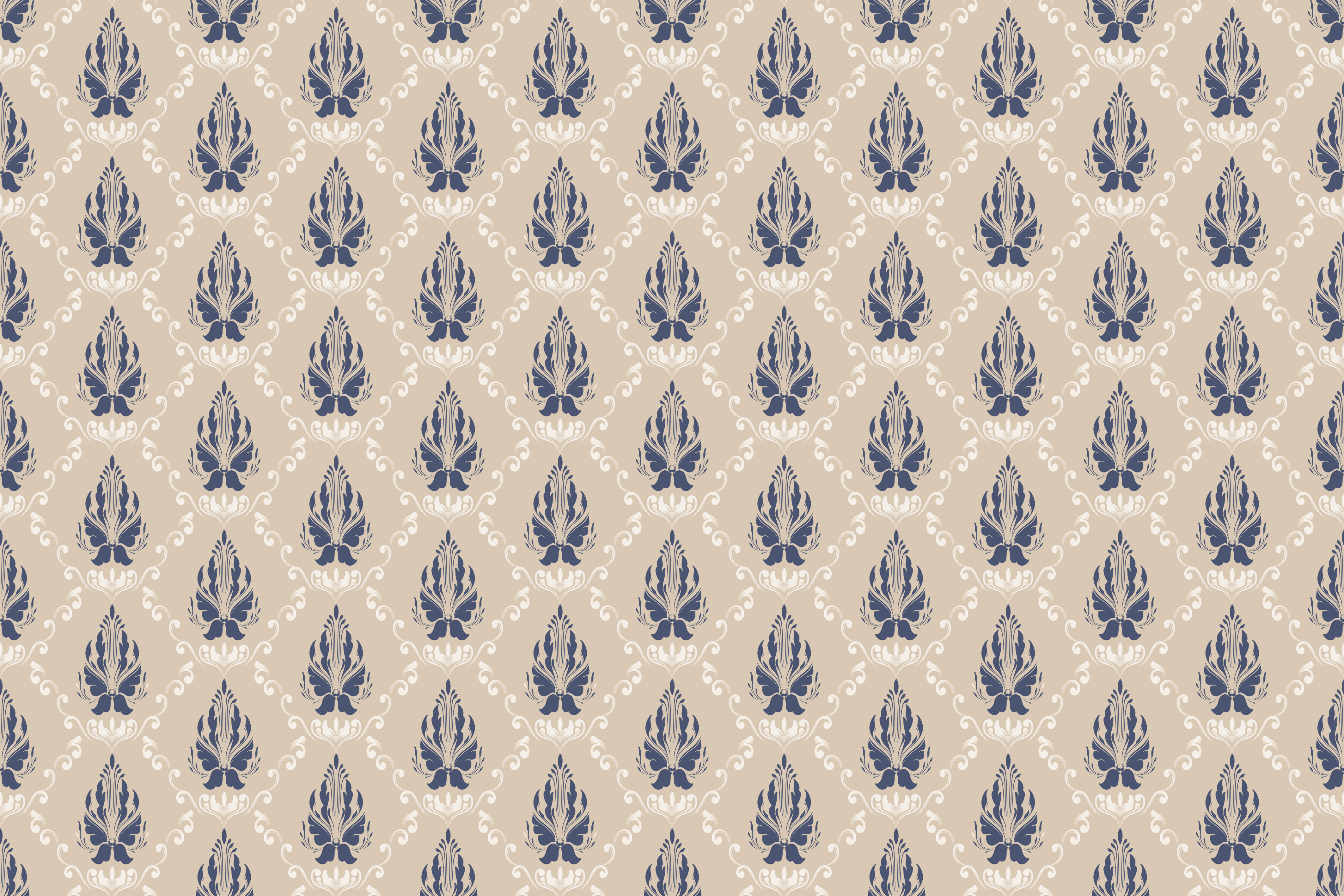 乙烯基地毯客厅精致花卉图案 - TenStickers