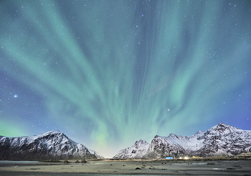 乙烯基地毯特性展现北极光之美 - TenStickers