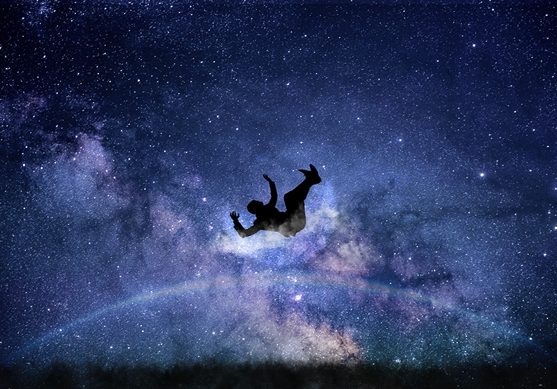 乙烯基地毯星星 穿越宇宙的星空 - TenStickers