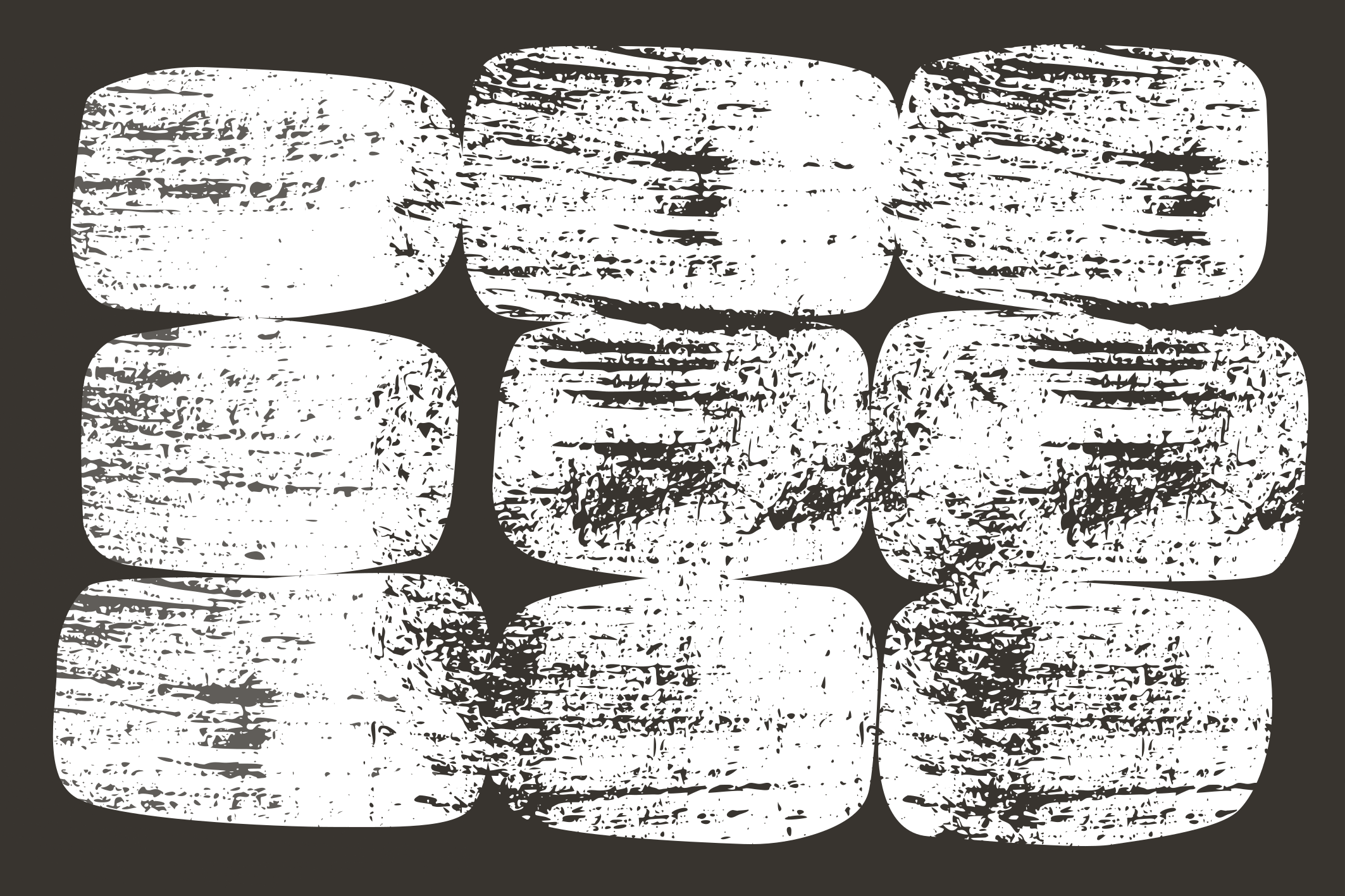 乙烯基地毯长方形 纹理单色块 - TenStickers