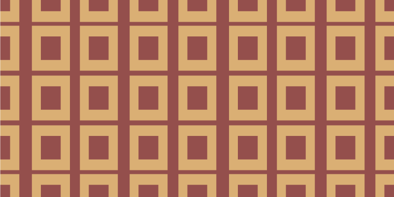 乙烯基地毯几何 几何正方形 - TenStickers