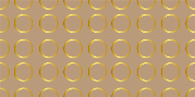 乙烯基地毯条纹 几何圆形图案 - TenStickers