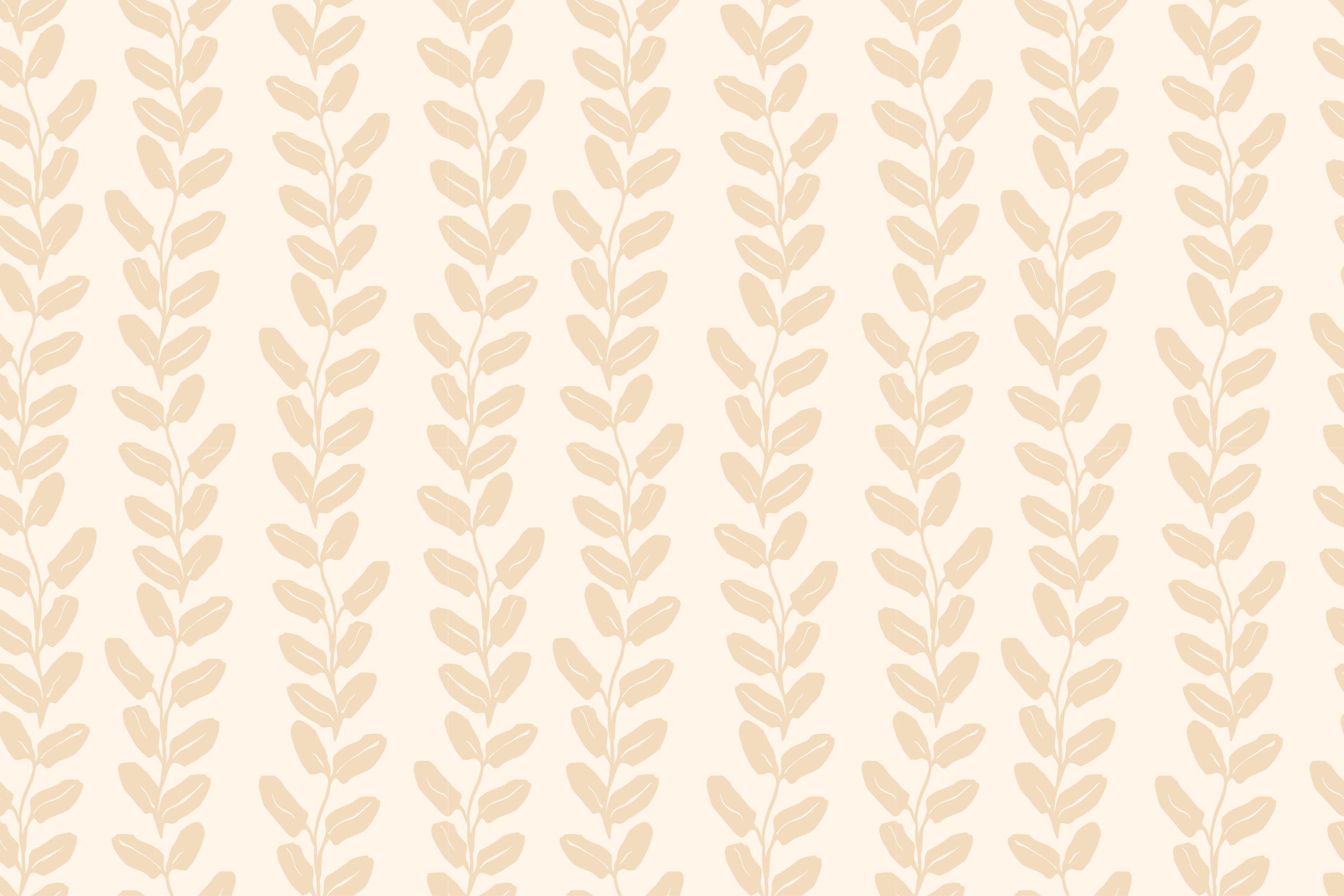 乙烯基花草地毯 植物图案 - TenStickers