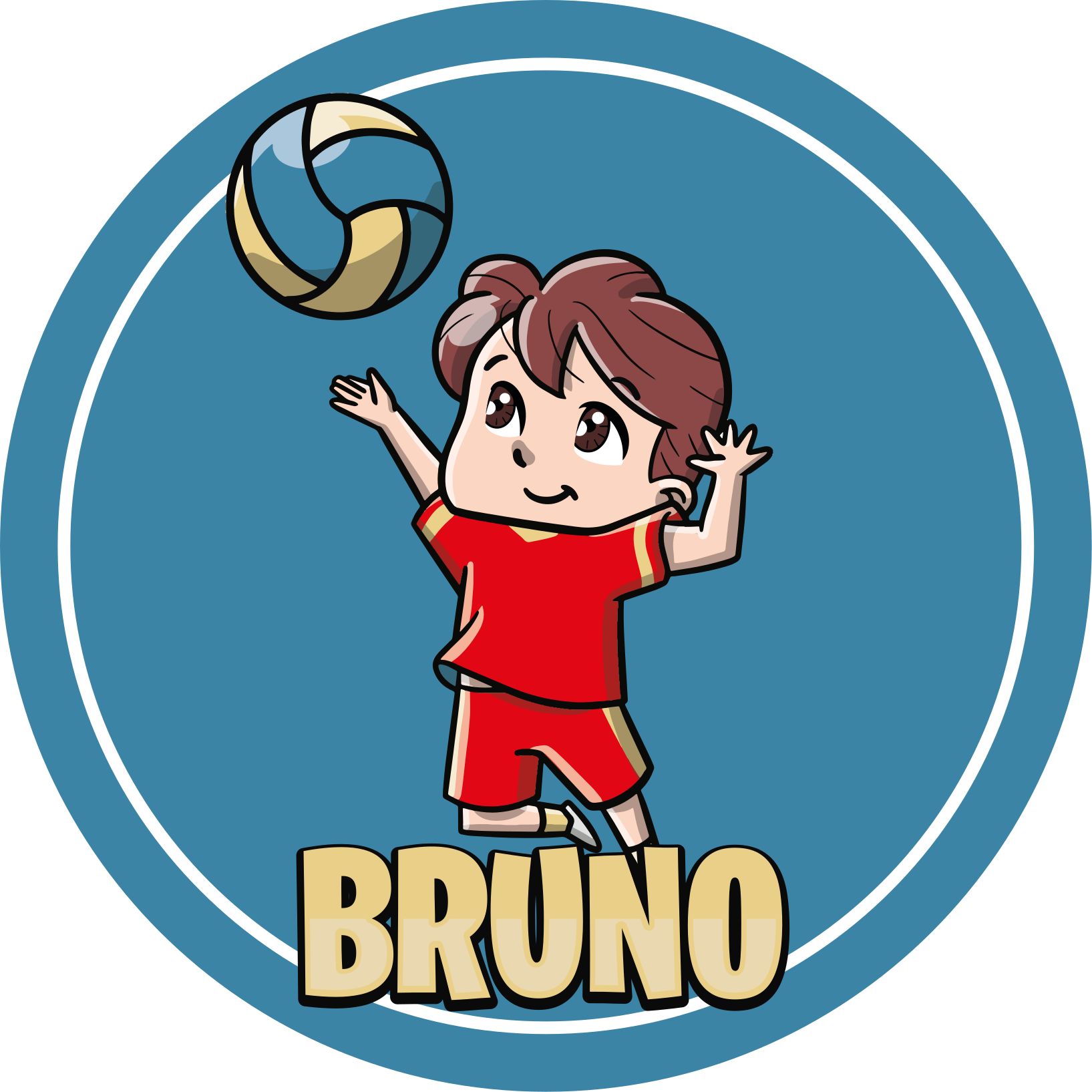 乙烯基地毯名称 可定制的运动 - TenStickers