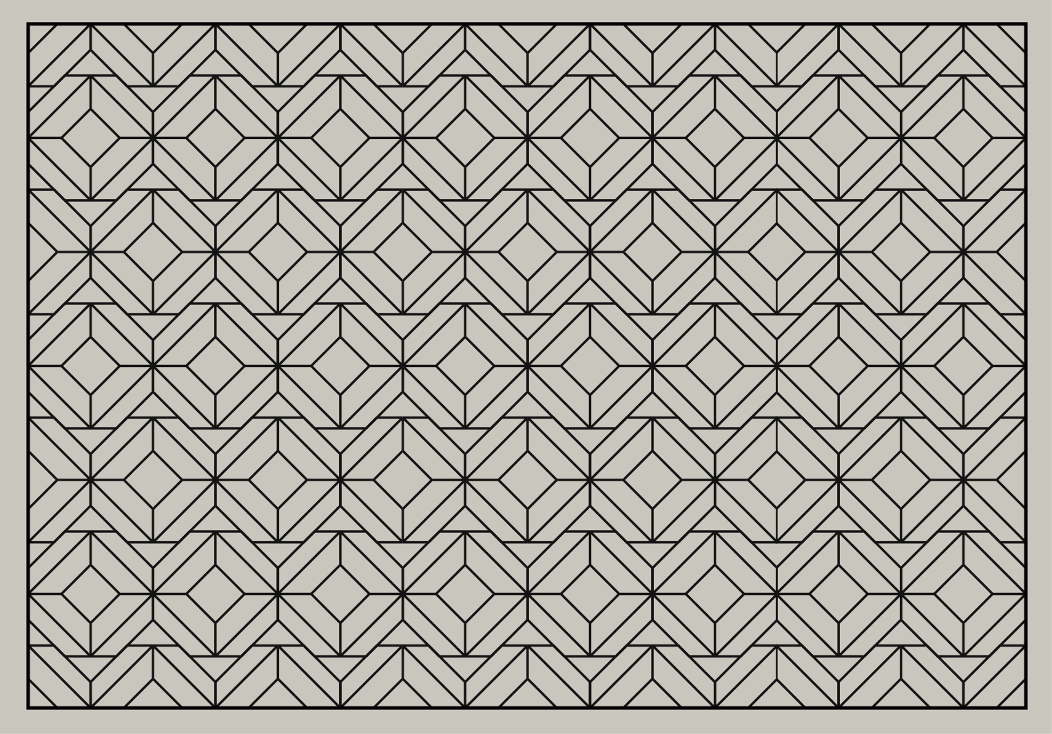 乙烯基地毯浴室 几何浴室垫 - TenStickers