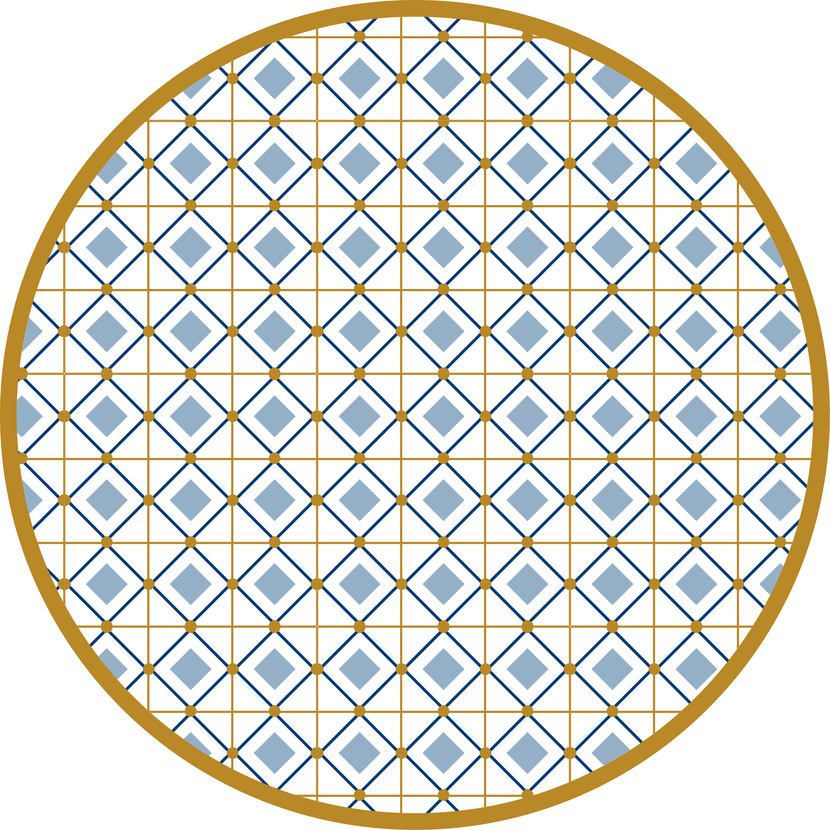 乙烯基地毯 圆形瓷砖 - TenStickers