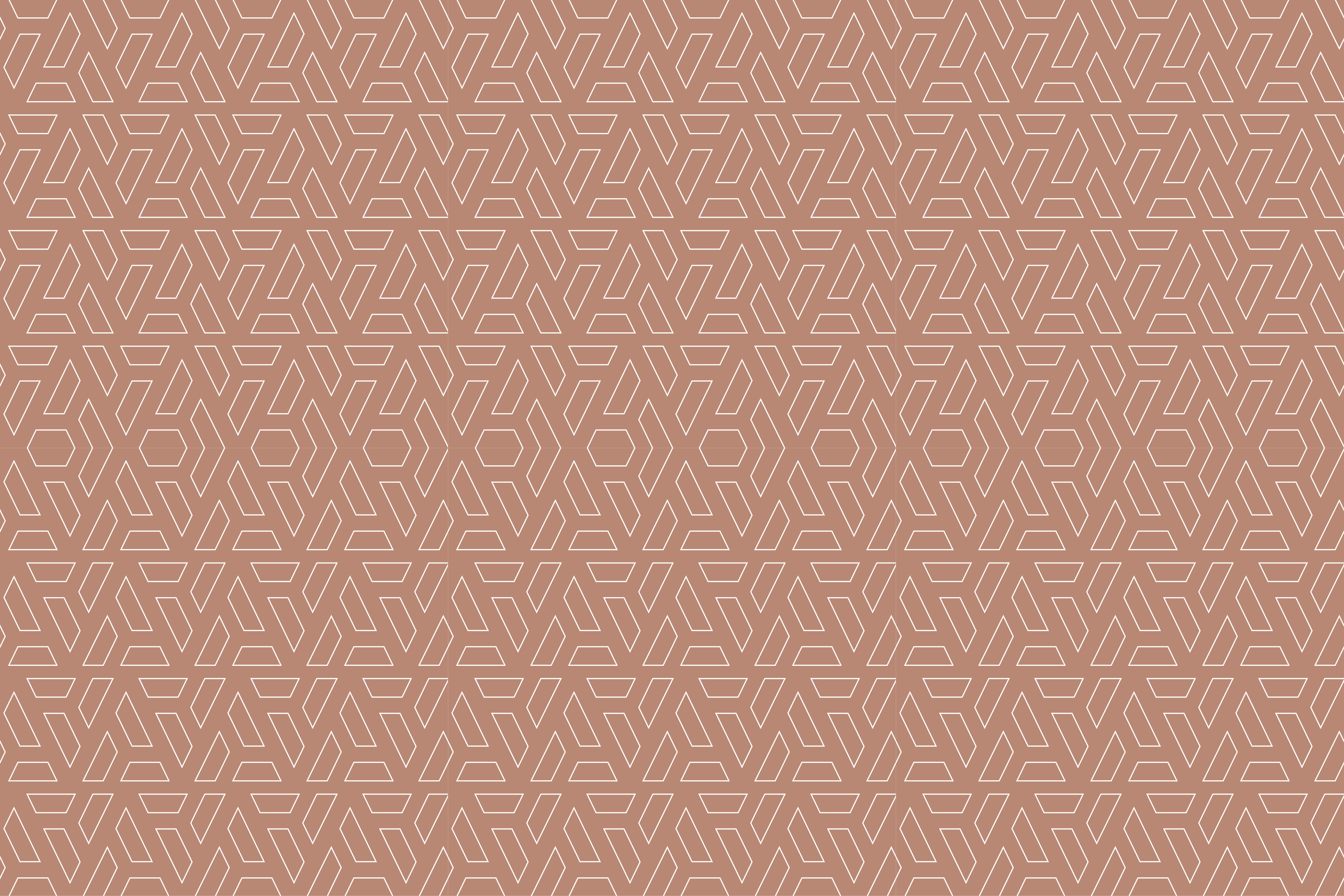 乙烯基地毯几何时尚棕色元素 - TenStickers