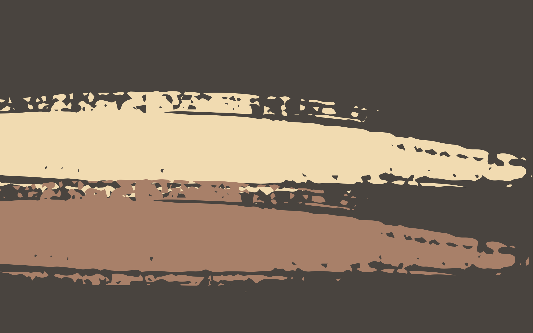 乙烯基地毯棕色 抽象纹理条纹 - TenStickers