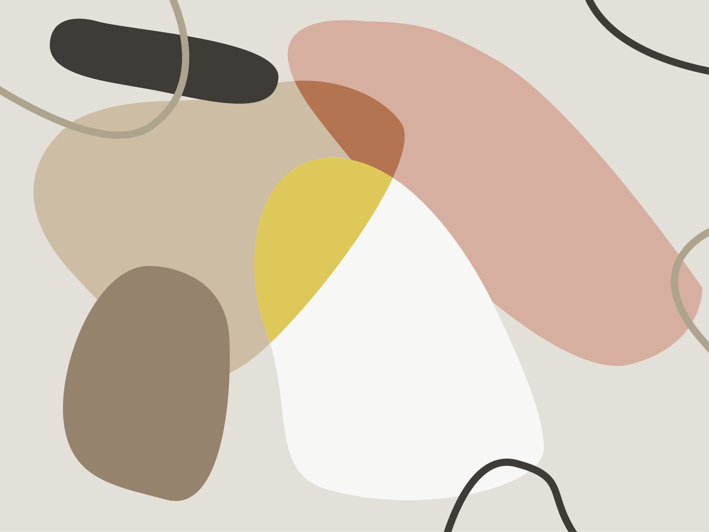 乙烯基地毯几何 抽象形状 - TenStickers