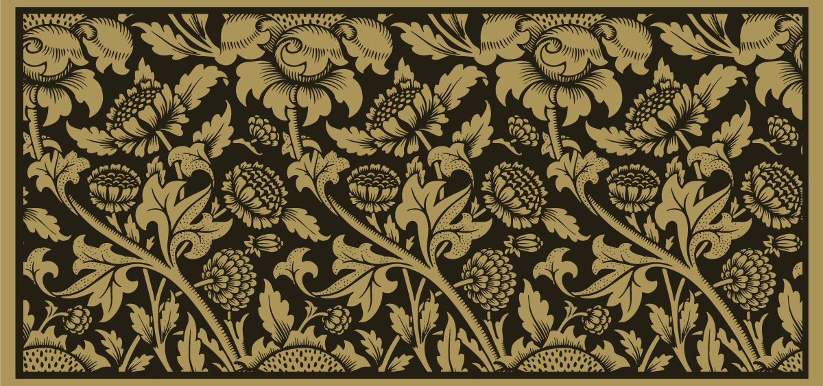 乙烯基花草地毯 植物图案装饰 - TenStickers