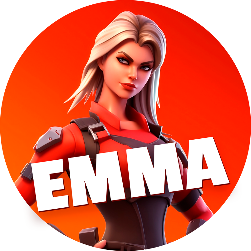 卧室乙烯基地毯 电子游戏女性角色 - TenStickers