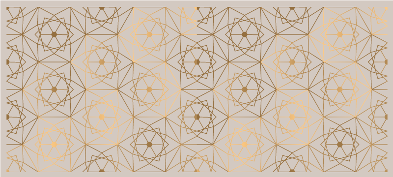 乙烯基地毯几何 抽象线条图案 - TenStickers