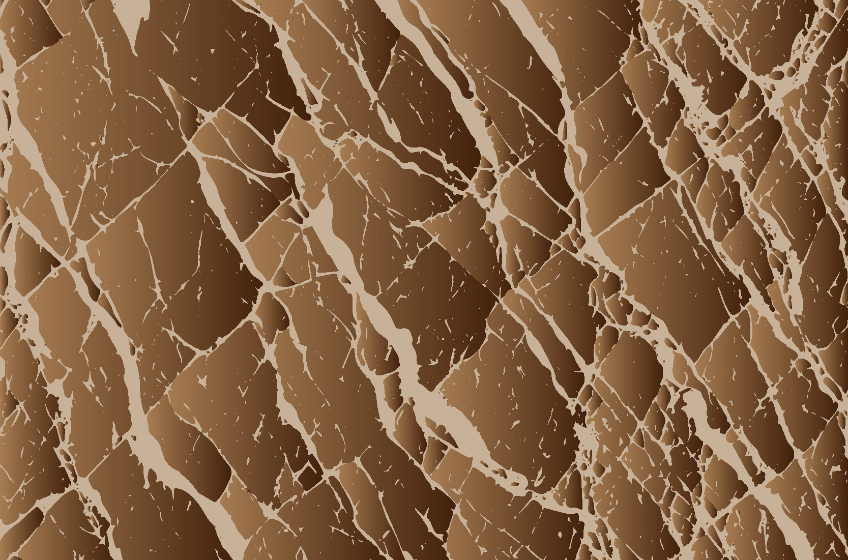 乙烯基地毯饭厅 棕色大理石效果 - TenStickers