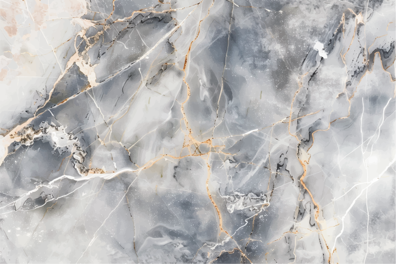 大理石乙烯基地毯蓝灰色调 - TenStickers