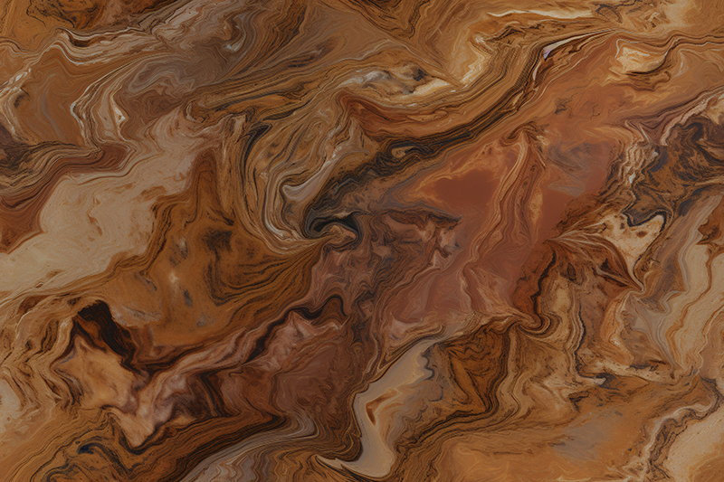 大理石乙烯基地毯棕色调 - TenStickers