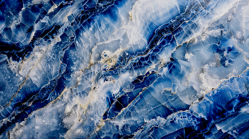 大理石乙烯基地毯深蓝色 - TenStickers