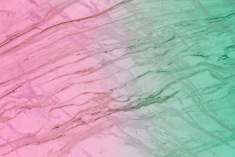 大理石乙烯基地毯粉绿柔和色彩 - TenStickers