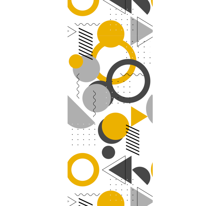 墙纸 圆点 动态抽象图案 - TenStickers