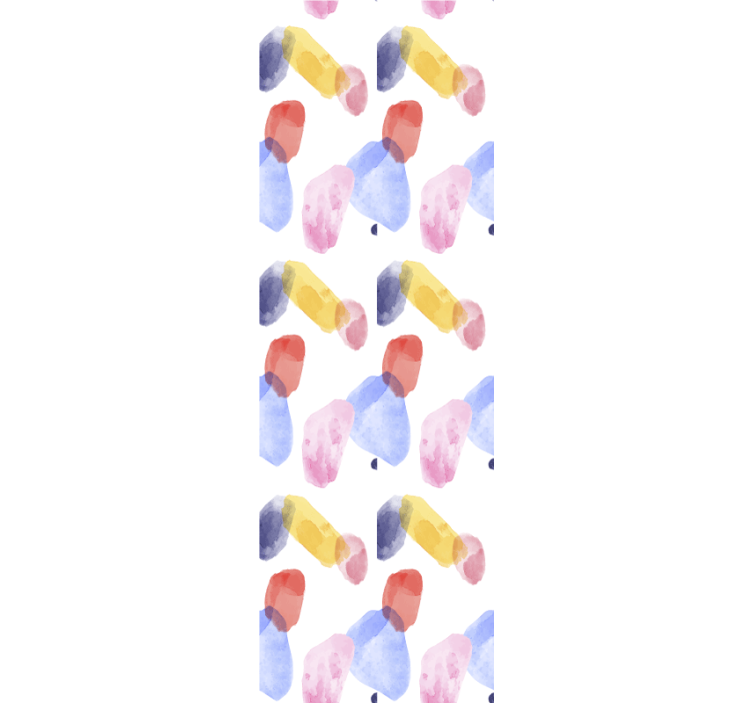 墙纸 抽象 柔和色彩图案 - TenStickers