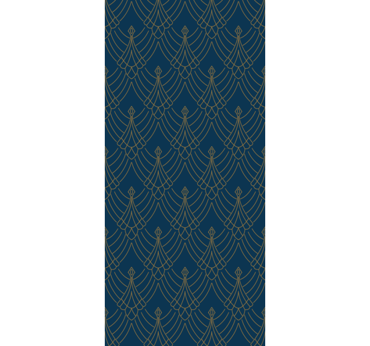 墙纸 现代 优雅叶子设计 - TenStickers