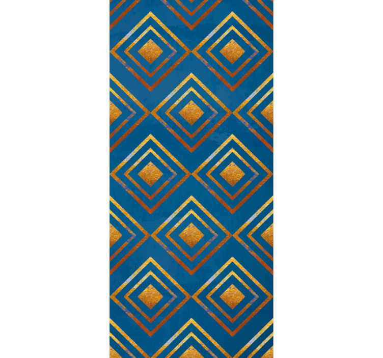 墙纸 几何 钻石与线条 - TenStickers