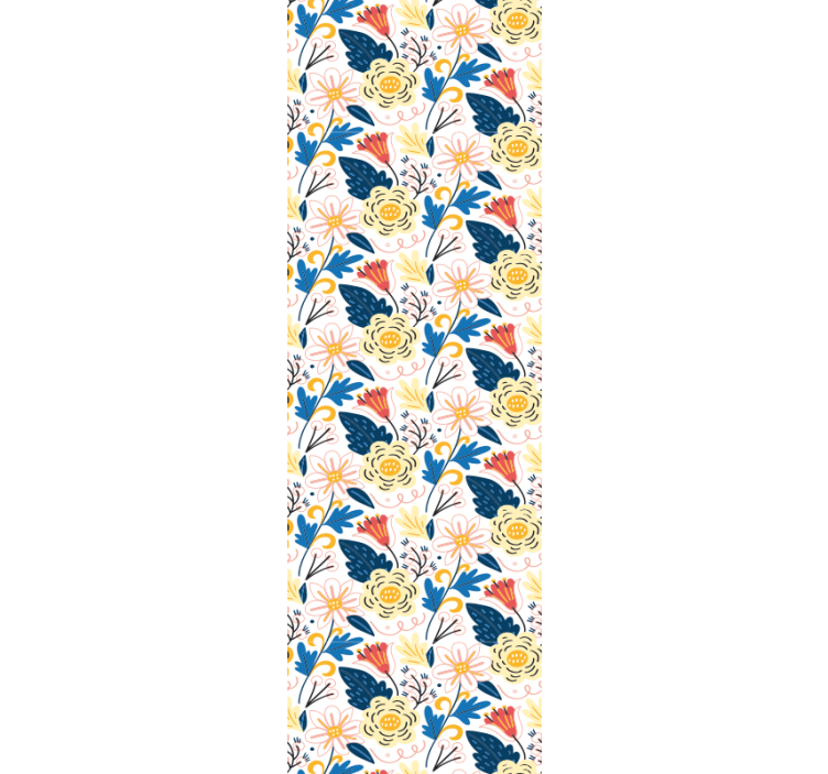 墙纸花卉绽放多彩设计 - TenStickers