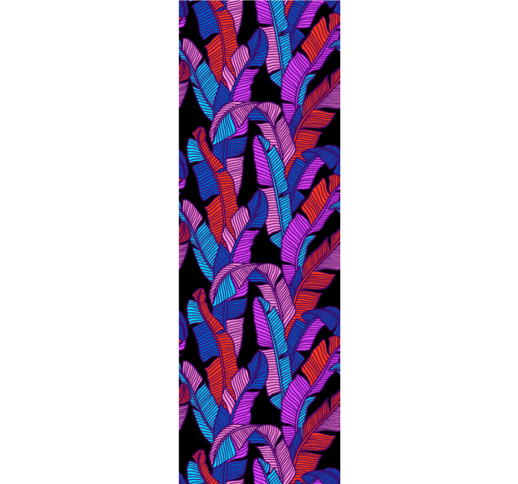 墙纸 花卉观赏 大胆鲜艳图案 - TenStickers