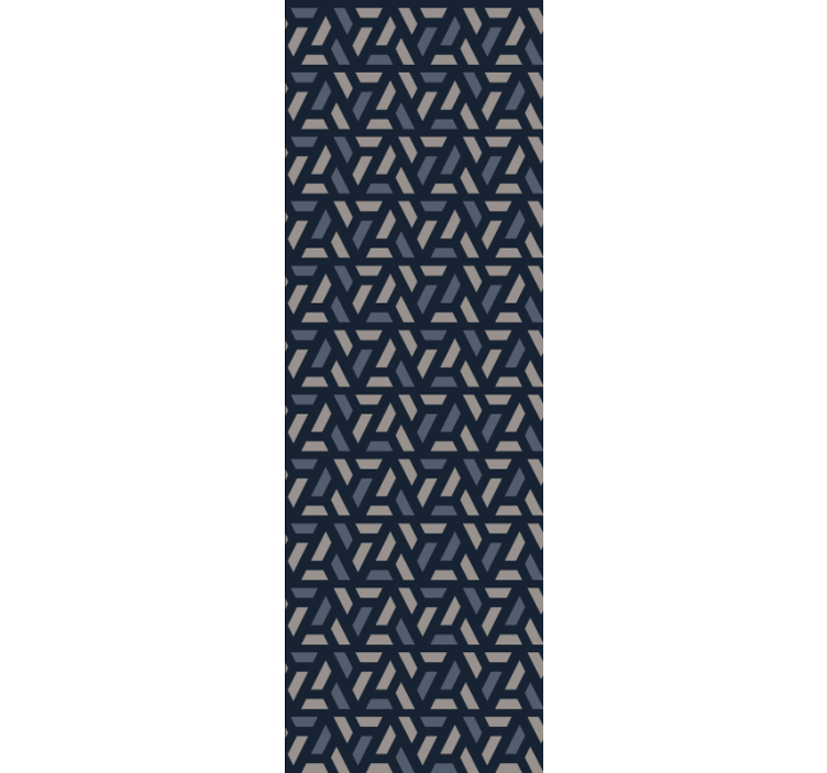 墙纸 几何 动态图案排列 - TenStickers