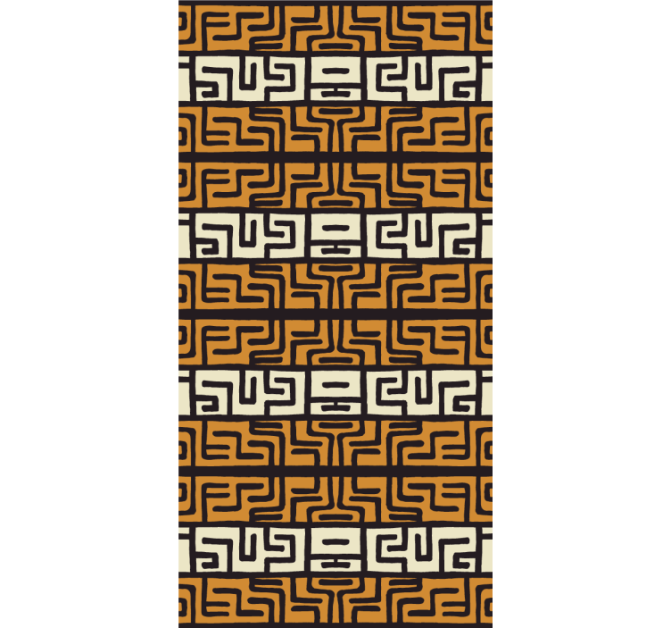 墙纸 抽象 迷宫图案 - TenStickers