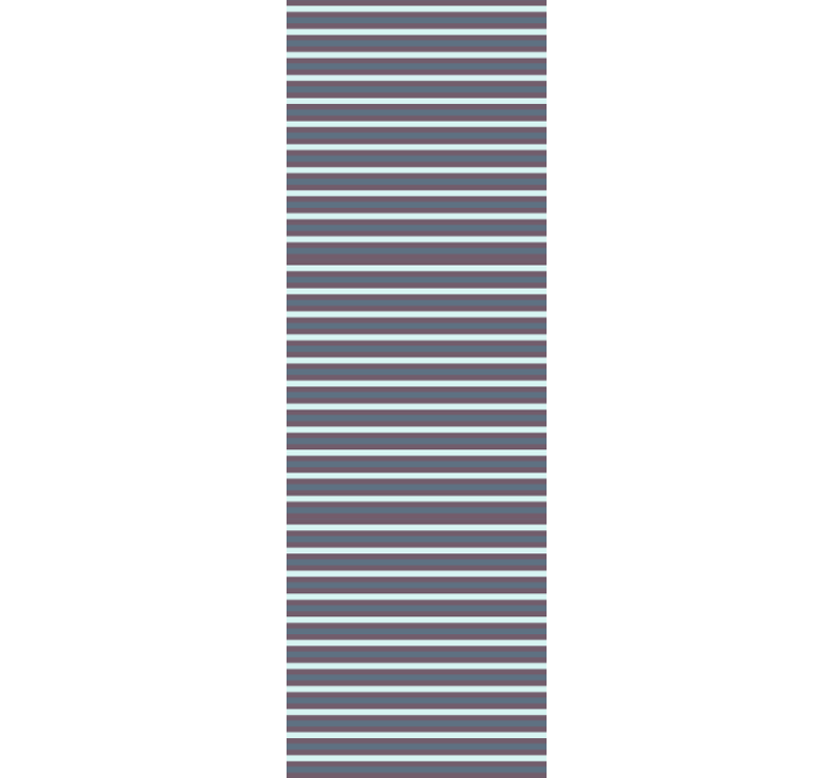 条纹墙纸优雅灰白设计 - TenStickers