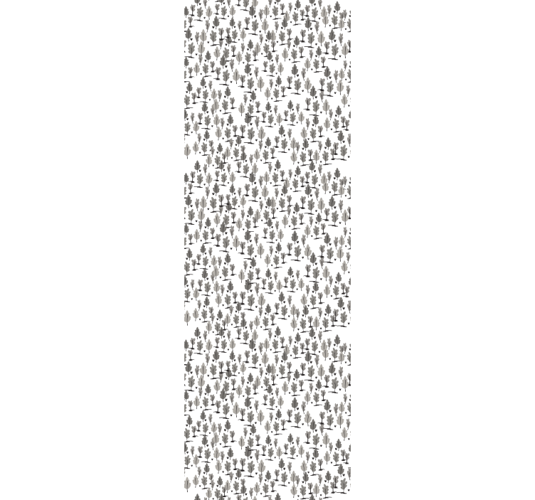 墙纸 树壁纸 北欧黑色剪影 - TenStickers