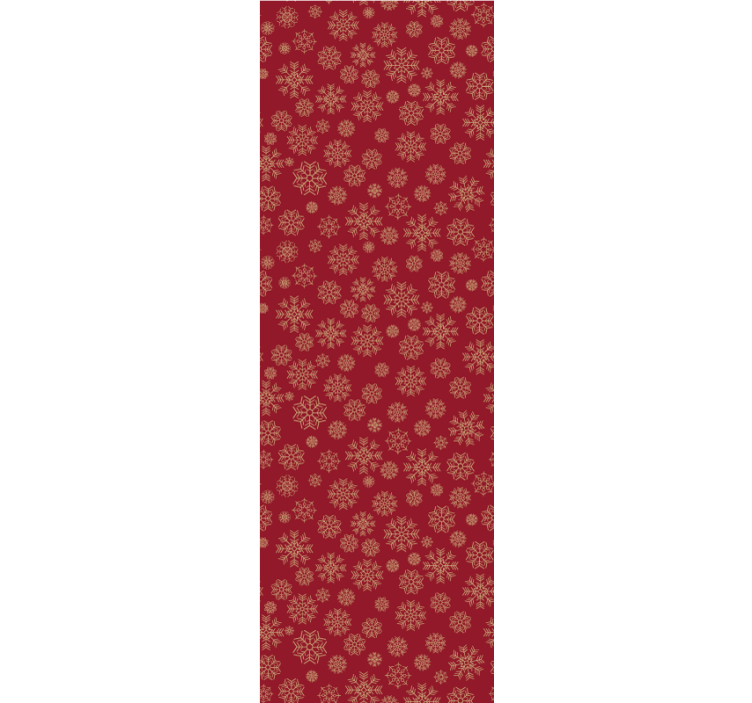 墙纸 圣诞 冰霜花卉设计 - TenStickers