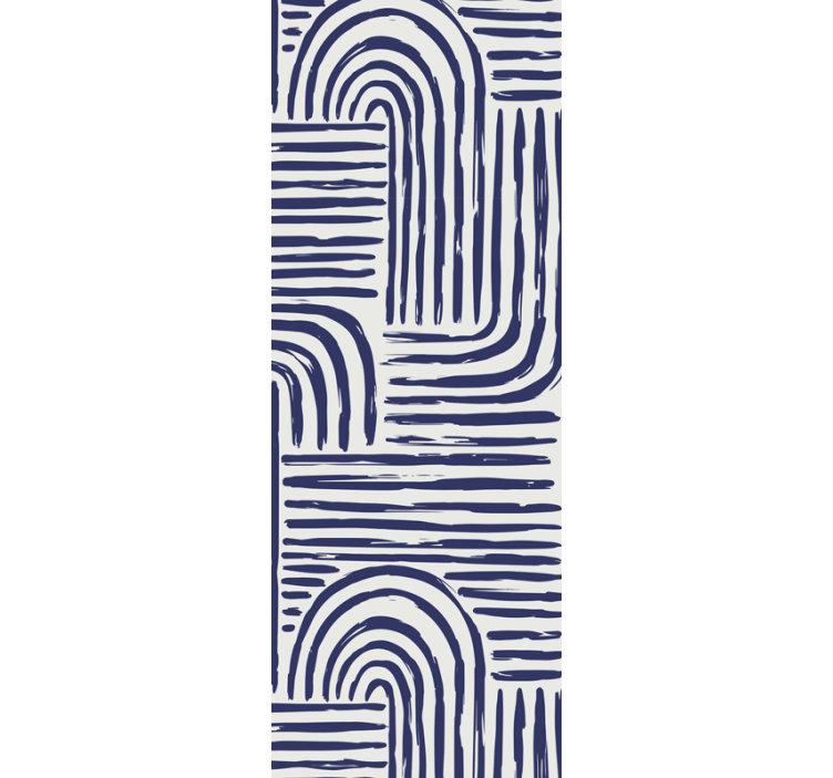 墙纸 几何 曲线设计 - TenStickers