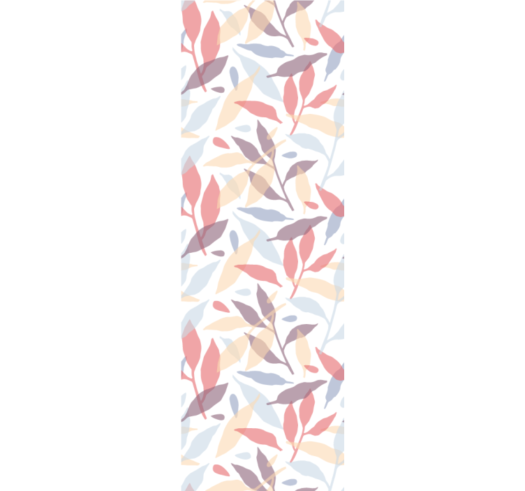 墙纸 树叶 轻盈叶片图案 - TenStickers