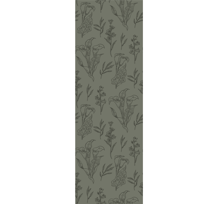 墙纸花卉与花卉元素完美融合 - TenStickers