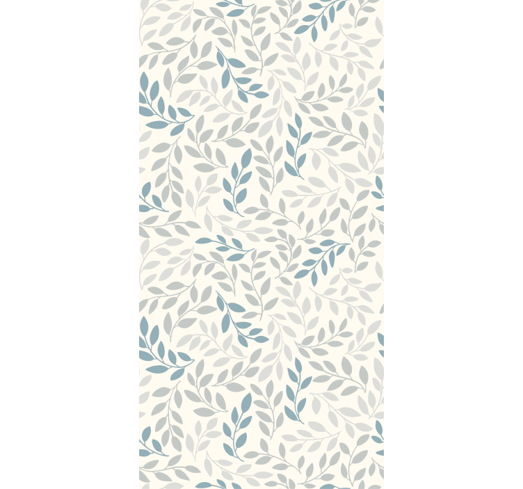 墙纸 树叶 优雅的叶子排列 - TenStickers