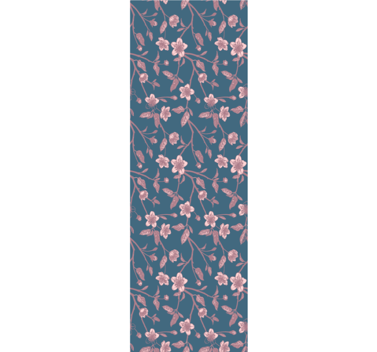 墙纸花卉粉色枝条花朵 - TenStickers