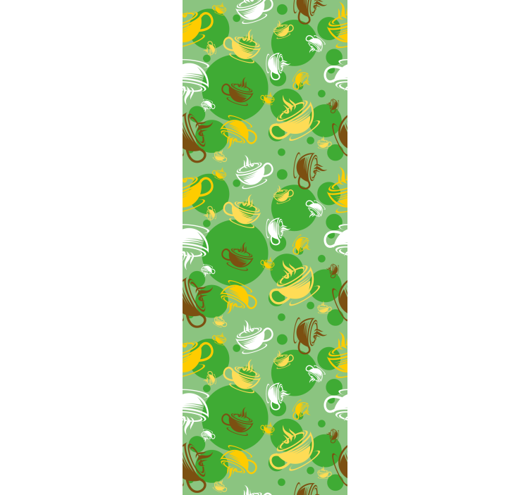 墙纸厨房咖啡杯系列 - TenStickers