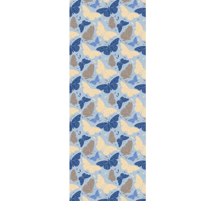 墙纸 蝴蝶壁纸 色彩斑斓的飞舞昆虫 - TenStickers