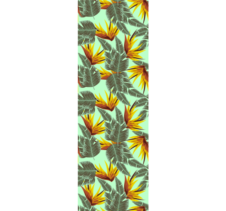 墙纸性质热带植物绽放 - TenStickers