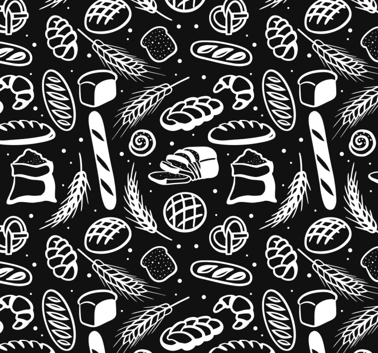 墙纸 定制墙纸 面包店 - TenStickers