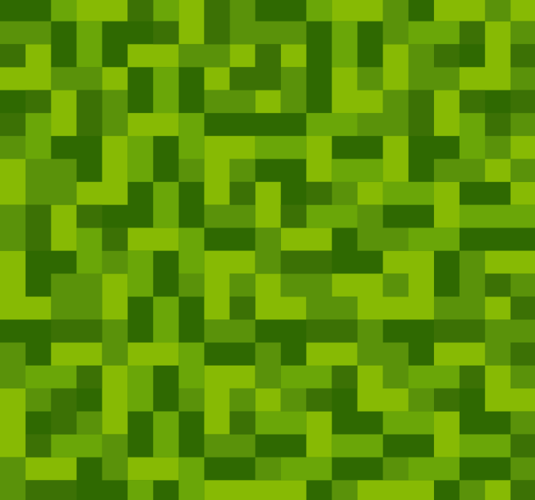 少女卧室墙纸 绿色方形游戏设计 - TenStickers