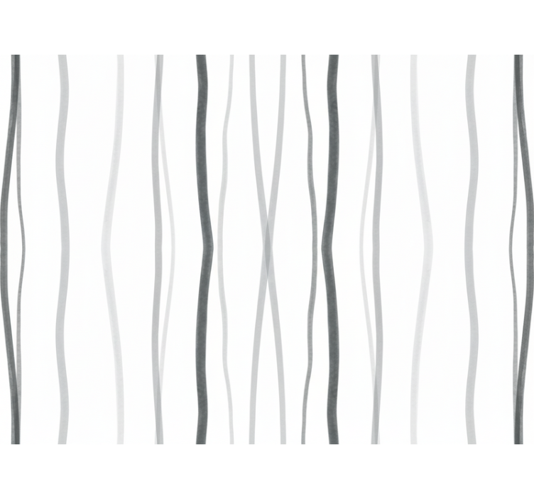 其他质感壁纸优雅灰色条纹 - TenStickers