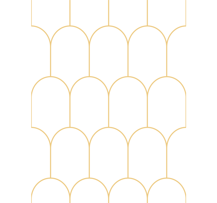 客厅墙纸优雅金色拱门 - TenStickers