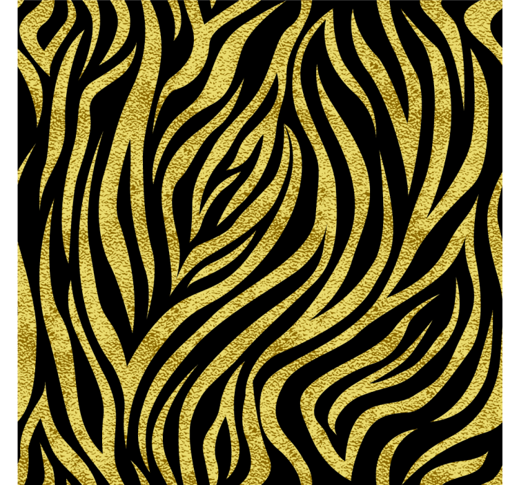 卧室墙纸装饰大胆波浪图案 - TenStickers