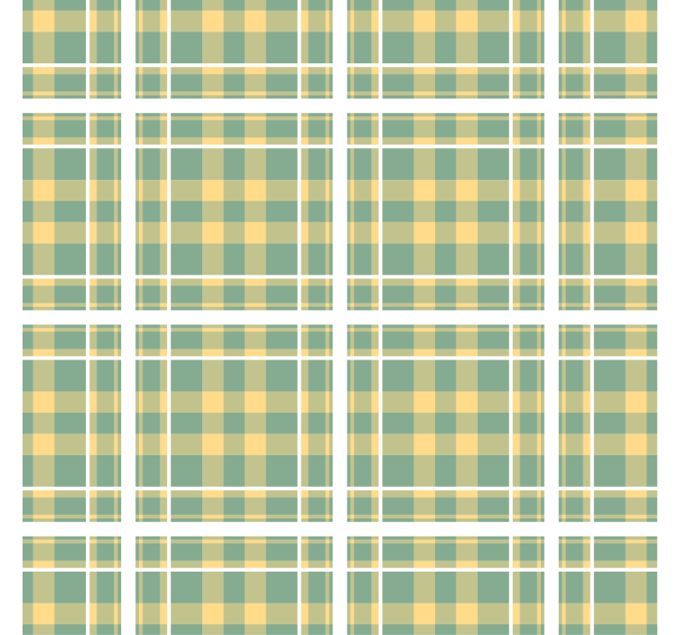 卧室墙纸装饰方格印花罩 - TenStickers