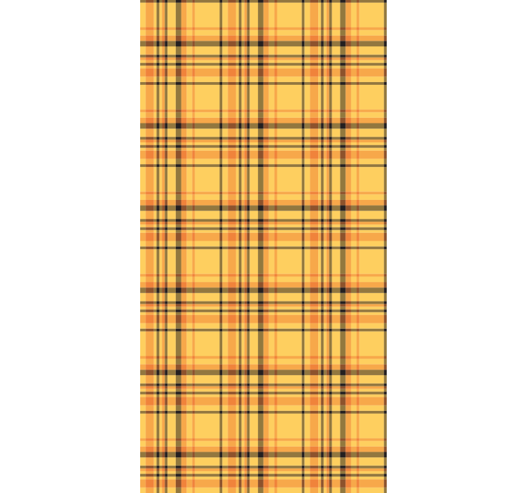 卧室墙纸装饰格纹布艺封面 - TenStickers